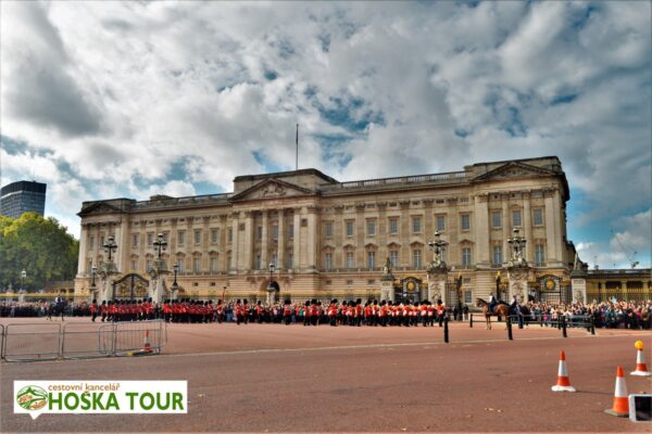 Buckinghamský palác – školní zájezdy do Londýna