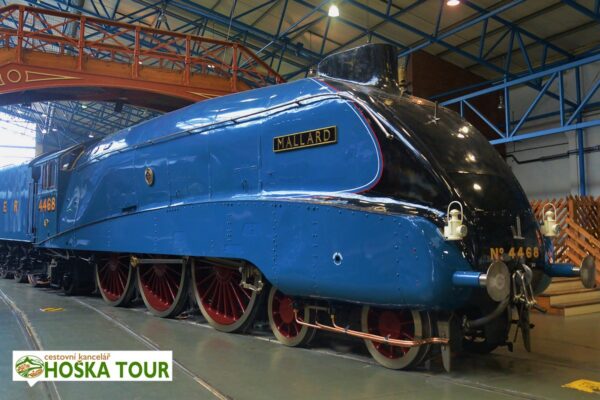 Lokomotiva Mallard v železničním muzeu York - zájezdy pro školy