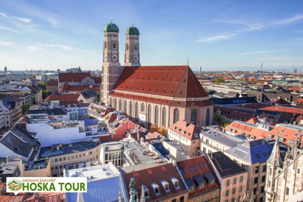 Mnichovský Frauenkirche – zájezdy pro školy do Bavorska