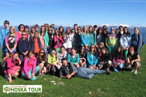 Na hoře Monte Baldo – školní zájezdy do Itálie