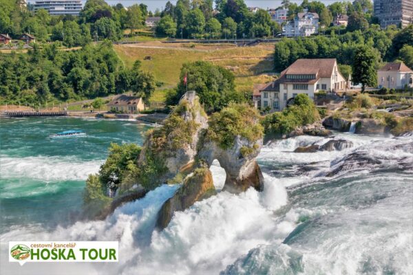 Rýnské vodopády – školní zájezdy do Švýcarska